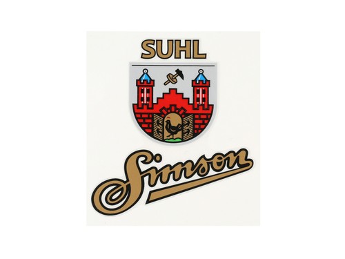 Aufkleber suhl für simson - für,