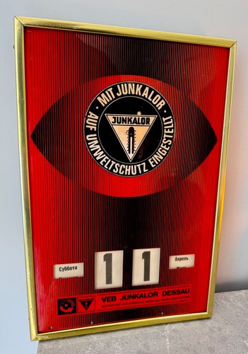 Vintage ddr ewiger kalender - vintage,