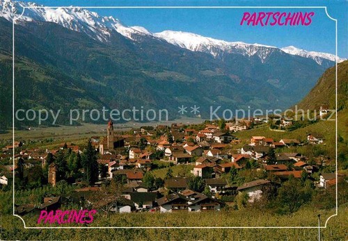 Partschins parcines panorama - parcines,