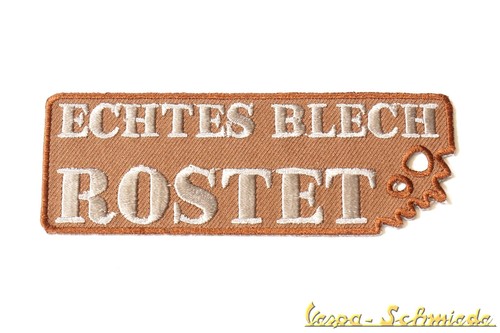 Vespa aufnäher echtes blech - vespa,