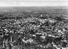 Braunschweig AK Panorama, Luftbildaufnahme,, Echt-Foto, Stempel 1964