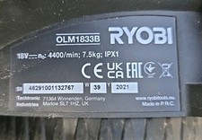 Rasenmäher RYOAL  18V. Ist Seher Gutaussehend, Kenne Ladegeräte Und Keiner Aku. 