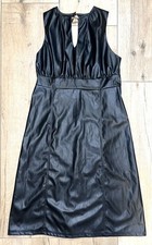 Elegantes Damen Lederkleid Gr. XL 44/46