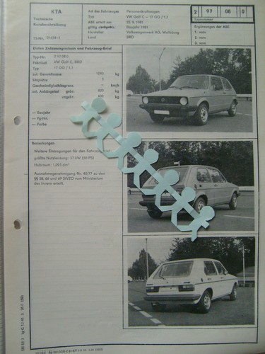 Pkw brd genex - vw, gg