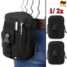1/ 2x Taktische Handy Gürteltasche Bauchtasche Armee Hüfttasche Sport Tasche DE