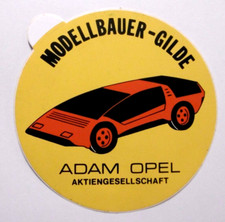 Werbe-Aufkleber Modellbauer