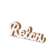 Schriftzug Relax Love Home
