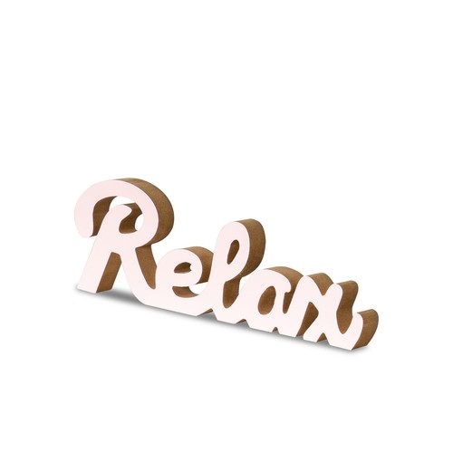 Schriftzug relax love - relax, home