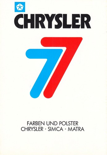 Simca chrysler farben polster - chrysler,