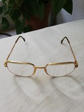 Brille, antik, goldfarben, 52 x 18