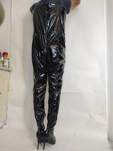 Stiefel hose reichte bis - , zu