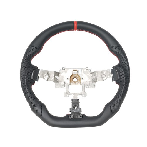 Vollleder sport lenkrad rot - sport,