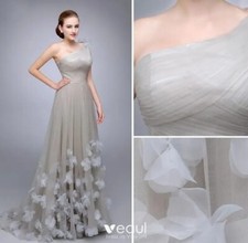 A Linie Tülle Abendkleid