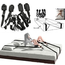 Bondage Handschellen Fußfesseln Handschellen Bett Fesselset Erotik Handcuff R7Y9