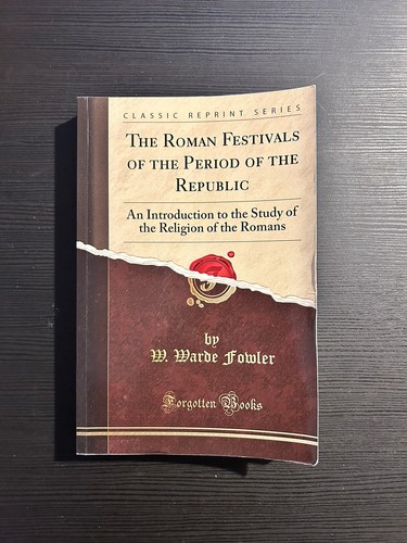 The roman festivals - the,