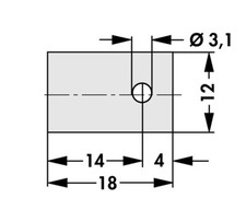 AOS220  Keramik-Isolator