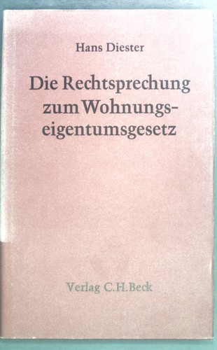 Die rechtsprechung zum - die,