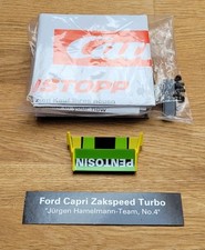 Kleinteile Carrera Ford Capri Zakspeed Turbo J. Hamelmann No.4 Spiegel Spoiler