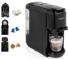 3 in 1 Kaffeemaschine Pad Maschine Kapsel Multikapsel 3 Einsätze 19bar Princess