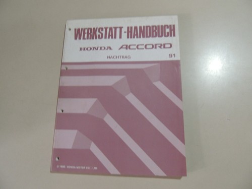 1991 werkstatthandbuch - 1991,