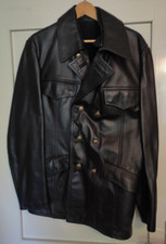 Motorrad Ledermantel kurz mit