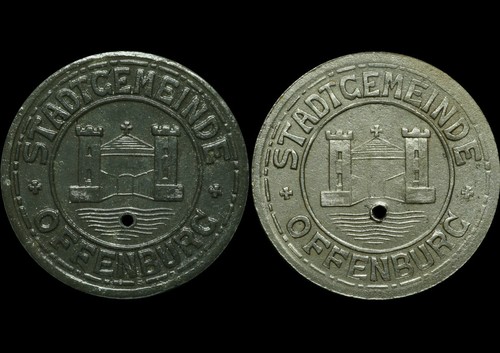 Notgeld pfennig 1918 zink - notgeld:,