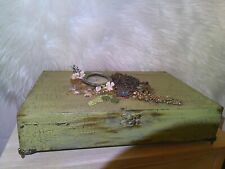 *HolzKoffer*Organizer*VintageDesign*ShabbyLook*Used*Aufbewahrung*DekoKoffer*