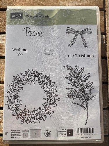 Stampin stempelset peaceful - up,