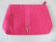 Etui Tasche Yves Saint Laurent rot 28x18cm Stoff