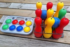 Spielzeug Set Kegeln Boccia  Kinder gebraucht Draußenspielzeug Gartenspielzeug