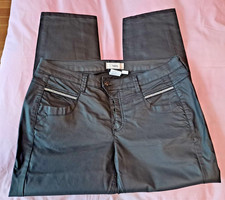 142 - Heine Damen-Jeans ALERIA schwarz Gr. 44 mit Glanz und Glitzer