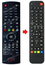 Ersatz Fernbedienung für Technotrend Receiver TT-select S845 HD+