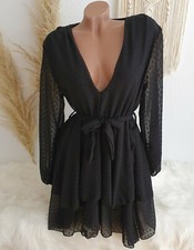 Chiffon Kleid Minikleid