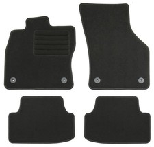 Fußmatten Set für Skoda Octavia 4 2020- Autoteppiche mit 100% Passform Schwarz