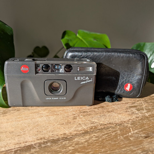 Leica mini kompaktkamera grau - leica,