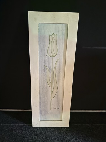 Bild tulpe aus holz - x,