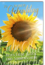 Geburtstag - Glückwunschkarte