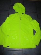 schöne Damen Outdoor Jacke Softshelljacke m. Kapuze YELLOW LIME Gr.XL42/44 SOCCX