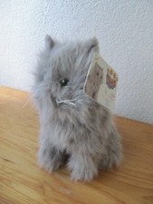 TCC Penny Pets 2 Katze grau 25 cm  Stofftier Kuscheltier Plüschtier mit Etikett