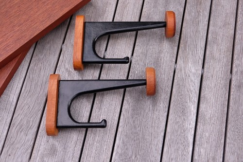 Garderobe teak 60er jahre - garderobe,