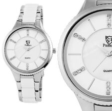 Damenuhr Armbanduhr edel Weiss