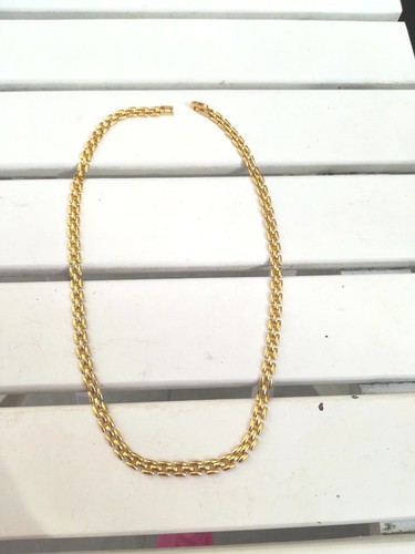Halskette collier gold farben - halskette,