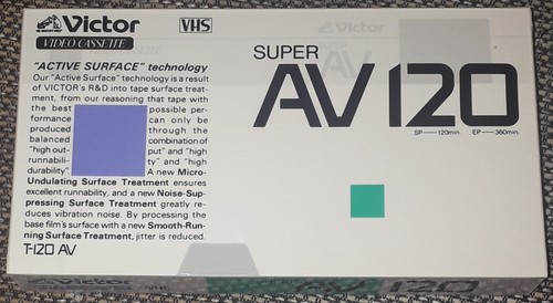 Victor super 120 - t-120, vhs