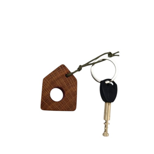 Keyholder leder eiche rot - keyholder,
