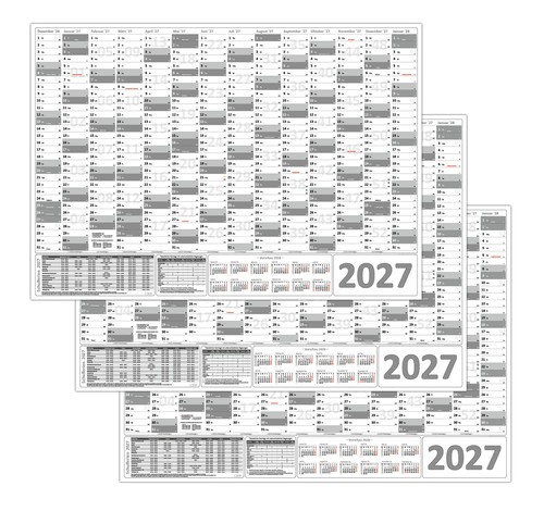 Xxl wandkalender din a0 - 3x,