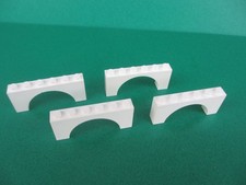 Lego 4x 3307 Bogenstein weiß