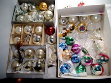 ALTER Christbaumschmuck  58 Teile Kugeln usw Weihnacht Advent