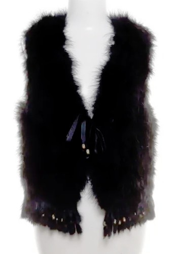 Pelzjacke schwarz pelz - schwarz, 38