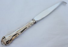 SCHÖNES ALTES KÄSEMESSER AUS NORWEGEN 830er SILBER ECHTSILBER #12381