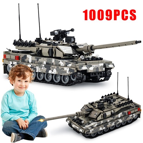 1009stk panzer bausteine - 1009stk,
